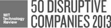 MIT Technology Review: 50 Disruptive Companies 2013