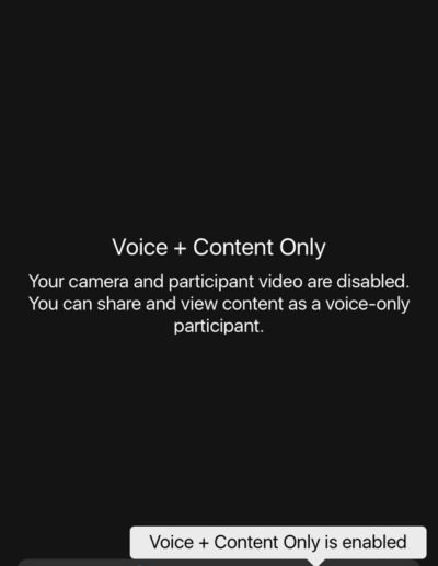 Voice+Content Only