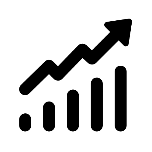 Increase conversion rate icon