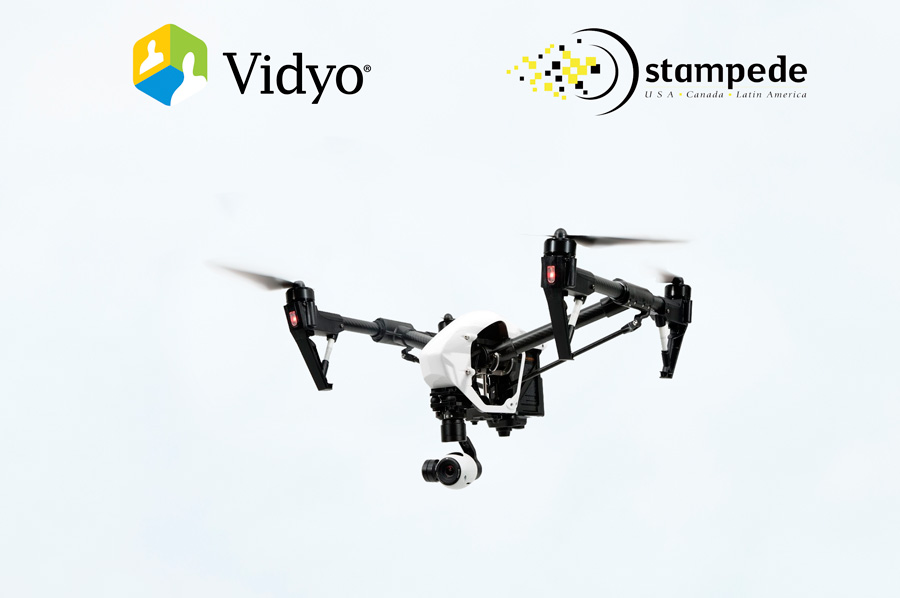 Vidyo Stampede Drone Slide