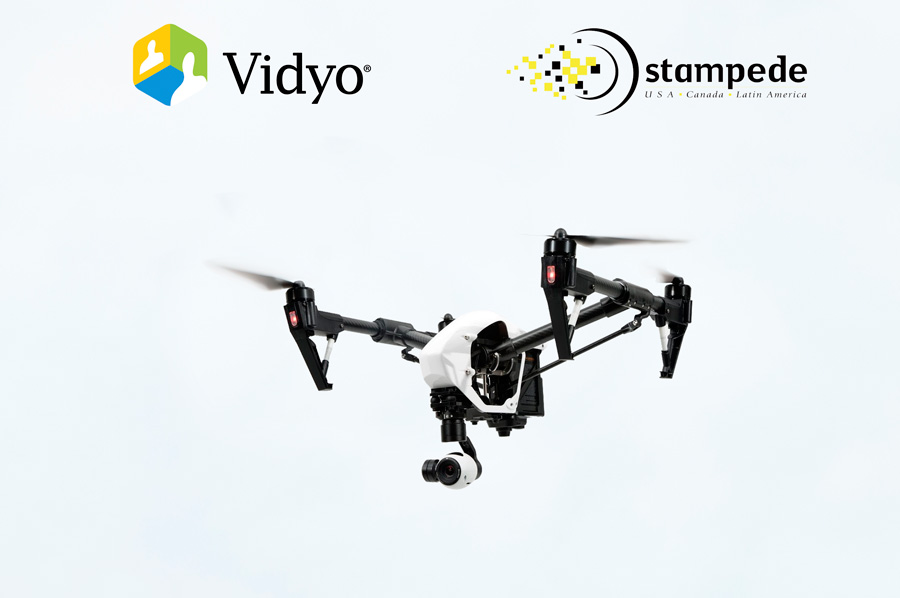 Vidyo Stampede Drohnenrutsche