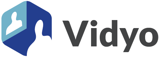 Vidyo logo kleur lineair