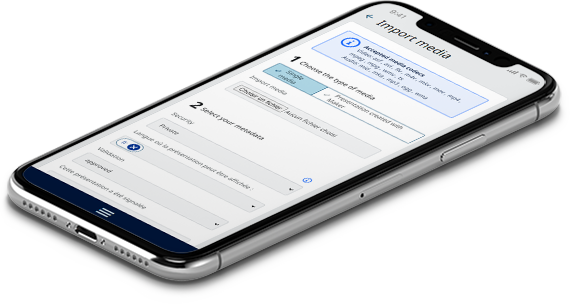 import-telefoon Mensen die mobiele apparaten gebruiken