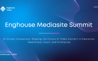 Enghouse Mediasite Top 2024: AI-gedreven innovaties en de groeiende rol van video in verschillende sectoren
