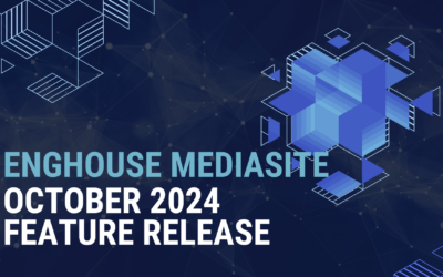 Mediasite 2024年10月機能リリース：新機能