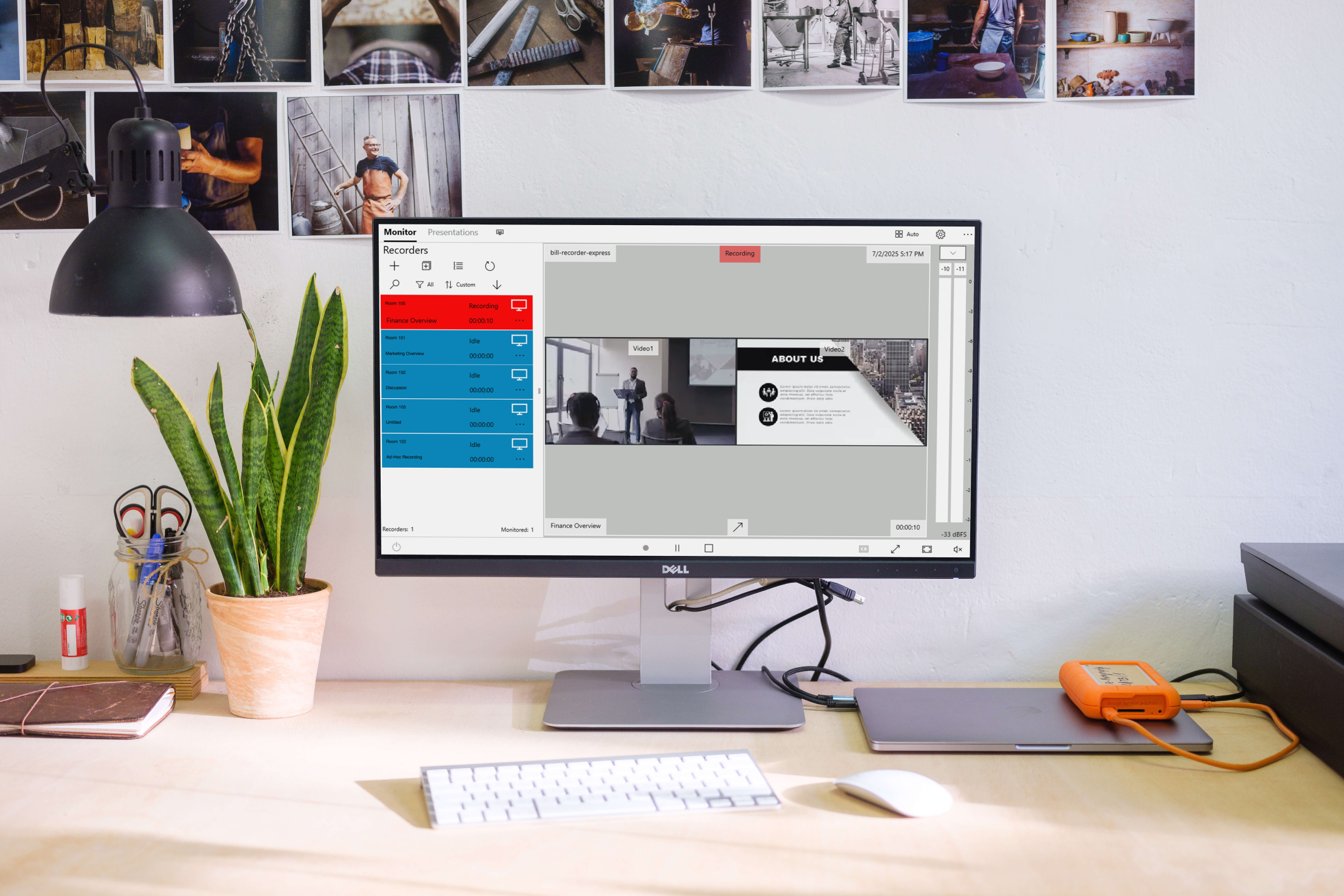 Mediasite Monitor - Mockup Simpler Video Uploads screenshot