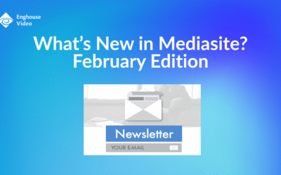 Productupdate februari 2026: Wat is er nieuw in Mediasite?