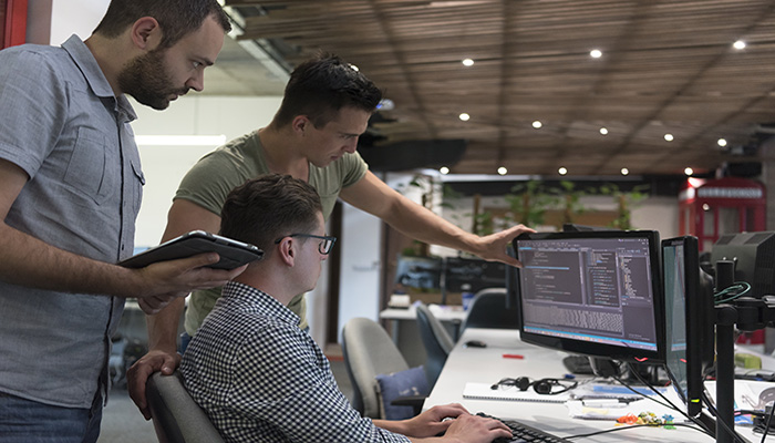 Startup,Business,People,Group,Working,As,Team,To,Find,Solution Hand of Man Holding Telephone Handset