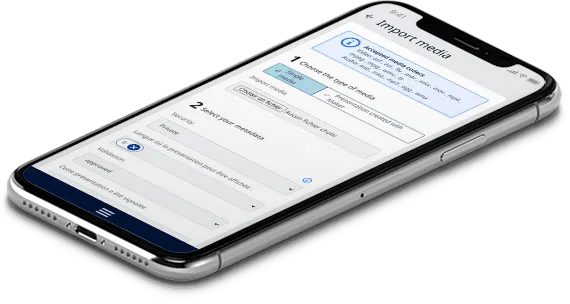 import-telefoon Peilingen - Huisstijl binnen Mediasite
