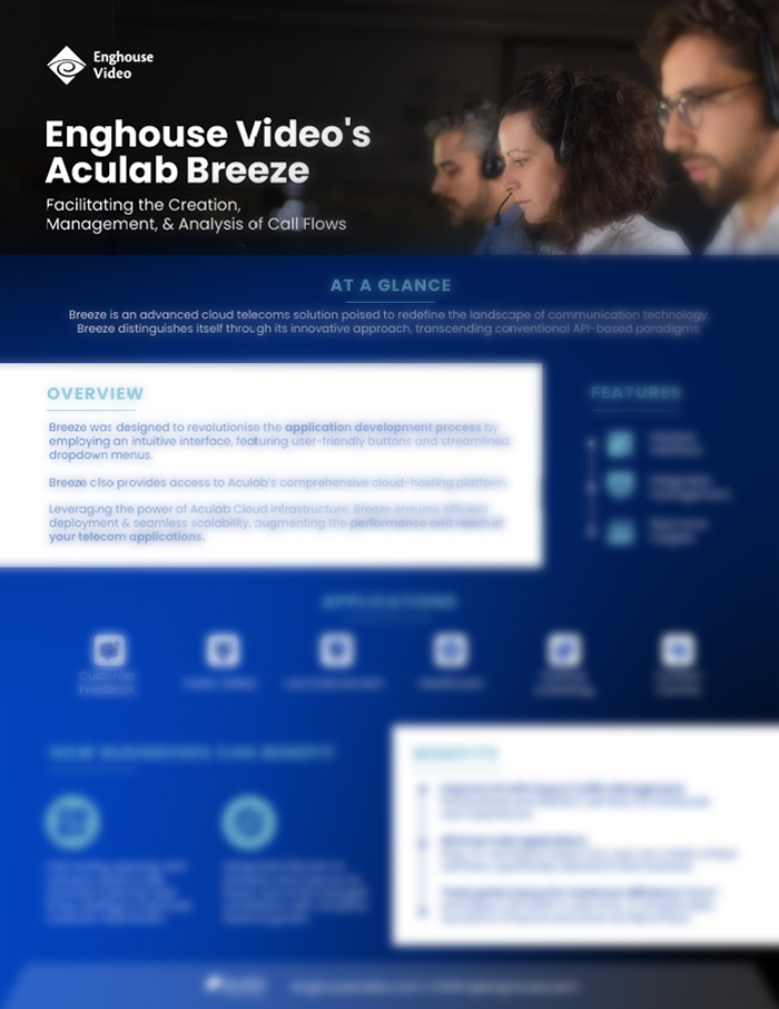 Enghouse Video Aculab Breeze Whitepaper cover page